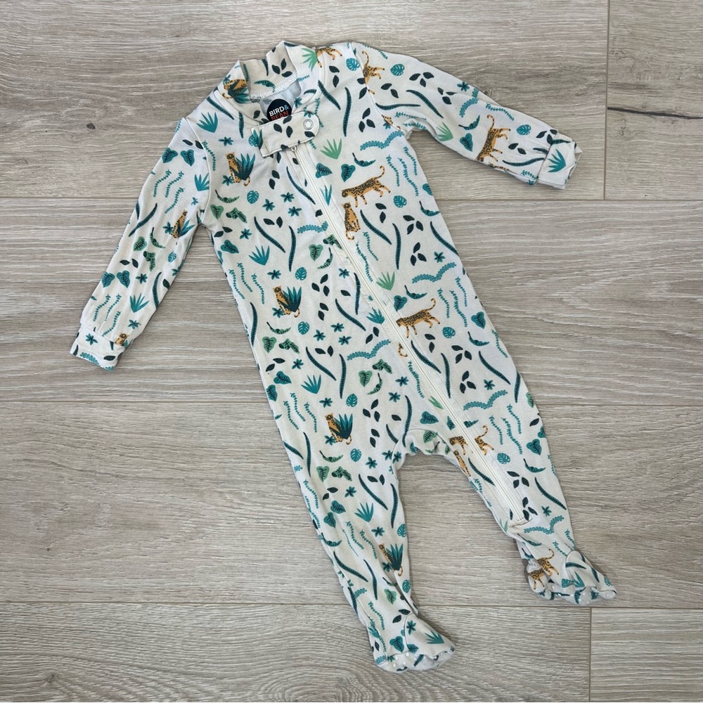Bird & Bean Jungle Zip Footie